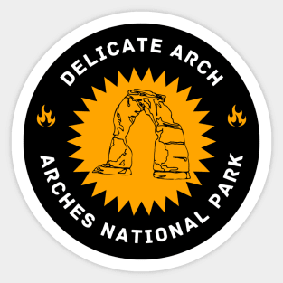 Delicate Arch Arches National Park Sticker